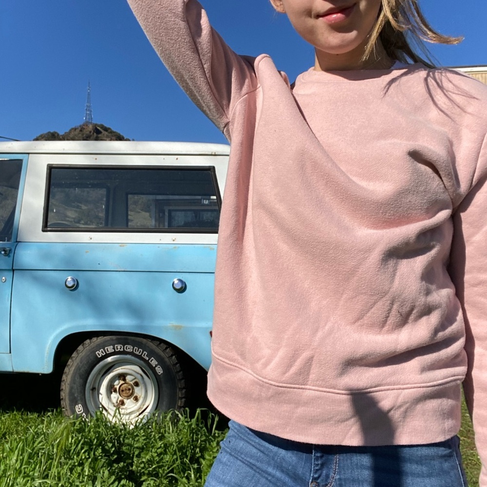 Super soft pink sweater